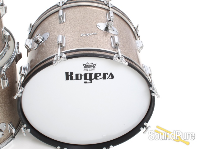 Rogers Holiday Drum Set-Dayton Era 13,16,20 Silver Sparkle — image 10