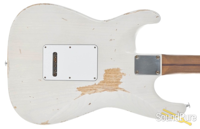 Suhr Custom Classic Antique Trans White Heavy Aging #JS3P2U — image 3