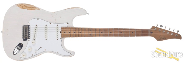 Suhr Custom Classic Antique Trans White Heavy Aging #JS3P2U — image 7