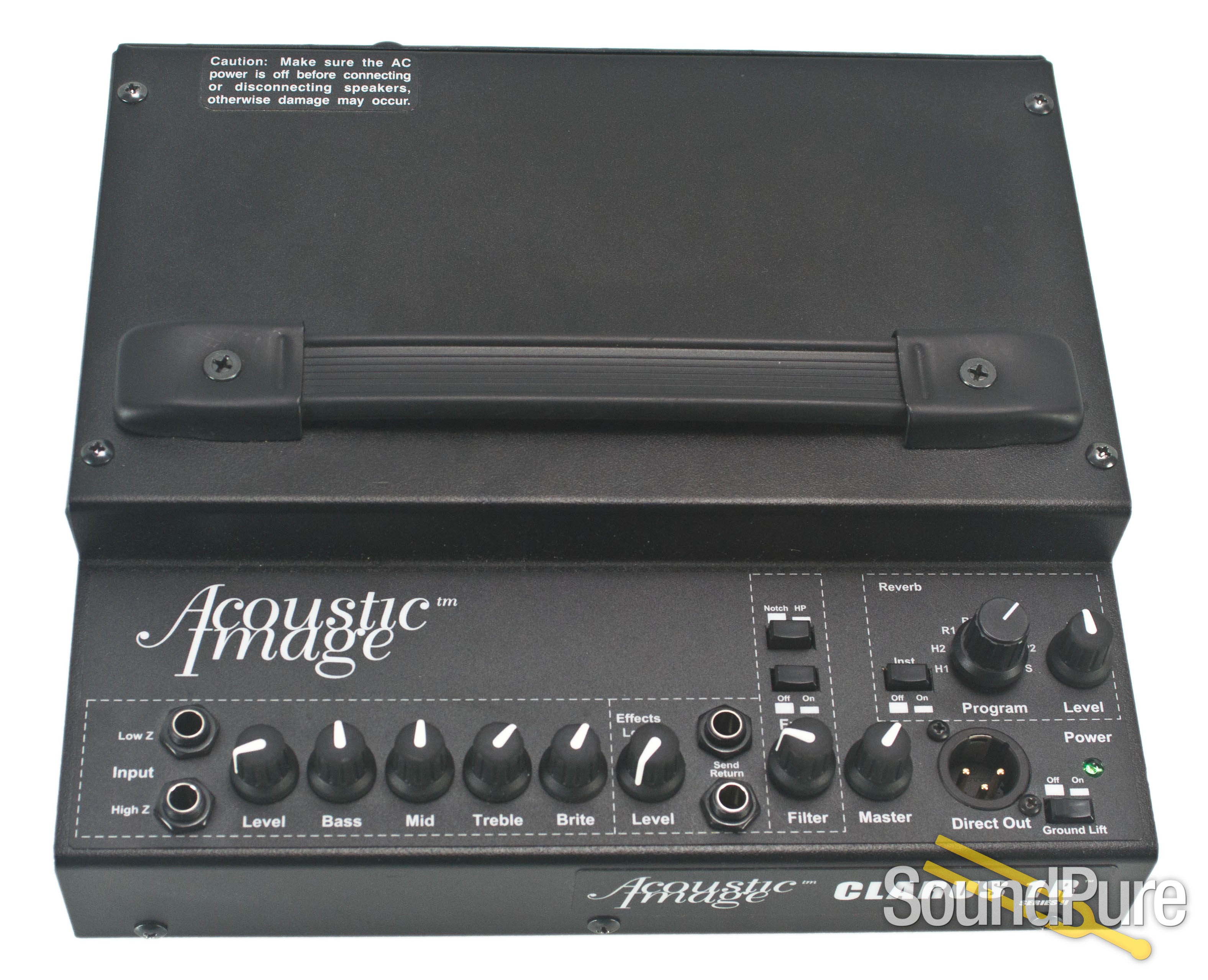 Acoustic Image Clarus 1R Series II W/ Reverb Amp Head - Used