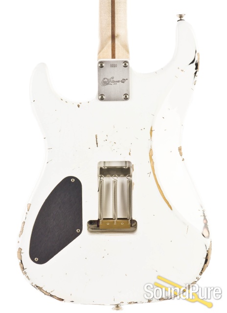 Luxxtone El Machete White Over Sunburst HS Electric #0220 — image 3