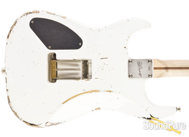 Luxxtone El Machete White Over Sunburst HS Electric #0220 — image 4