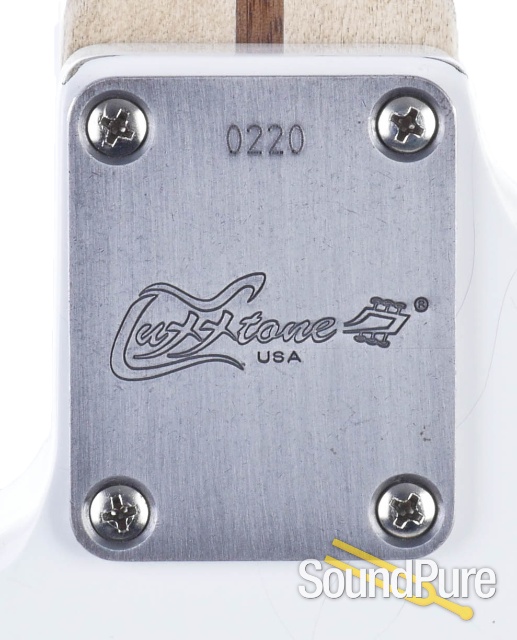 Luxxtone El Machete White Over Sunburst HS Electric #0220 — image 5