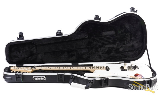 Luxxtone El Machete White Over Sunburst HS Electric #0220 — image 6