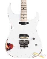 Luxxtone El Machete White Over Sunburst HS Electric #0220 Luxxtone El Machete White Over Sunburst HS Electric #0220