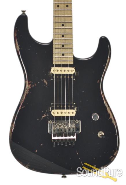 Luxxtone El Machete Black Over Dark Red HH Electric #0213 — image 1