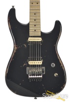 Luxxtone El Machete Black Over Dark Red HH Electric #0213 Luxxtone El Machete Black Over Dark Red HH Electric #0213