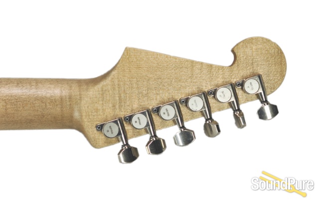 Luxxtone El Machete Black Over Dark Red HH Electric #0213 — image 7