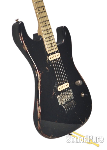 Luxxtone El Machete Black Over Dark Red HH Electric #0213 — image 10