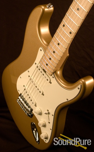 Stevenson Pop Classic Firemist Gold Electric Guitar — image 7