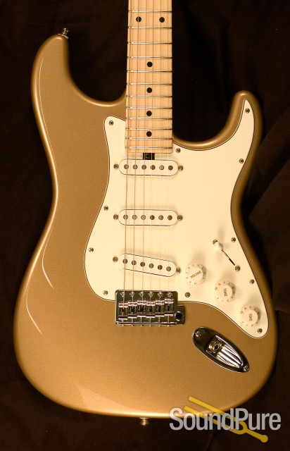 Stevenson Pop Classic Firemist Gold Electric Guitar — image 9