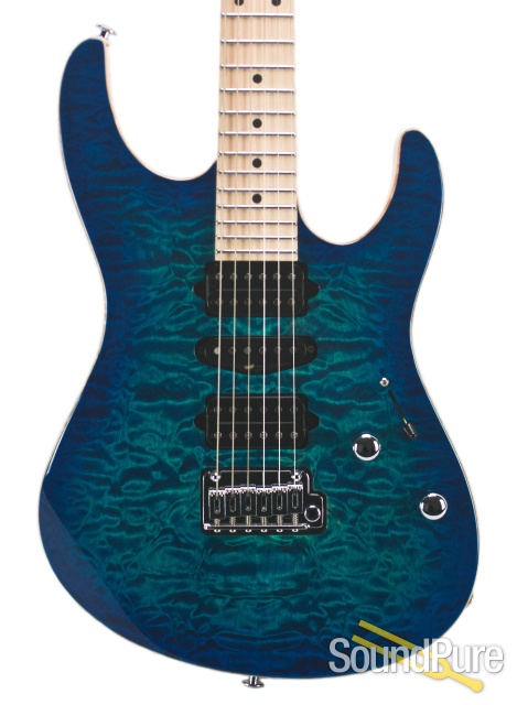 Suhr Custom Modern Aqua Blue Burst Electric #JS3K8H — image 1