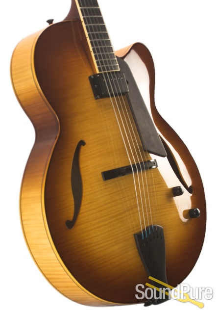 Sadowsky LS-17 Honey Burst Archtop #A928 - Used — image 6