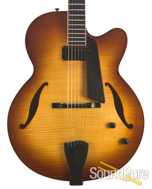 Sadowsky LS-17 Honey Burst Archtop #A928 - Used — image 1