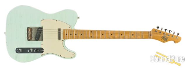 Mario Guitars T-Style Sonic Blue Relic #517252 — image 4