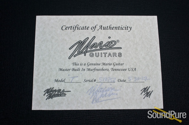Mario Guitars T-Style Sonic Blue Relic #517252 — image 5