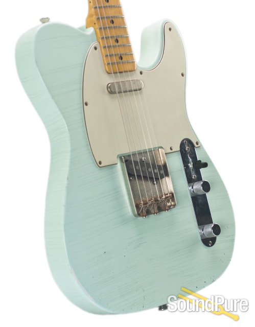Mario Guitars T-Style Sonic Blue Relic #517252 — image 8