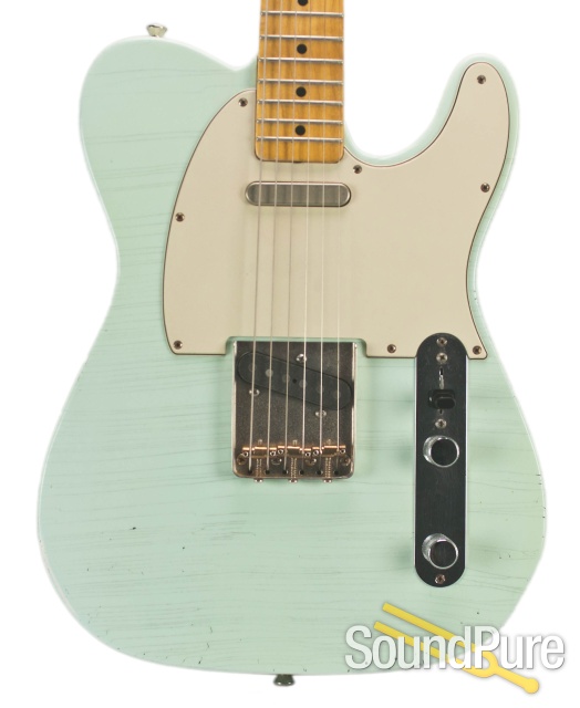 Mario Guitars T-Style Sonic Blue Relic #517252 — image 1