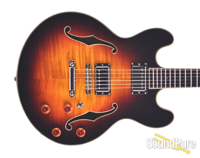 Eastman T185MX-CS Classic Sunburst Semi-hollow #11145338 — image 10