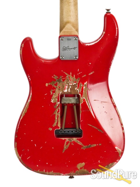 Luxxtone Choppa S Destroyed Dakota Red HSS Electric #223 — image 8