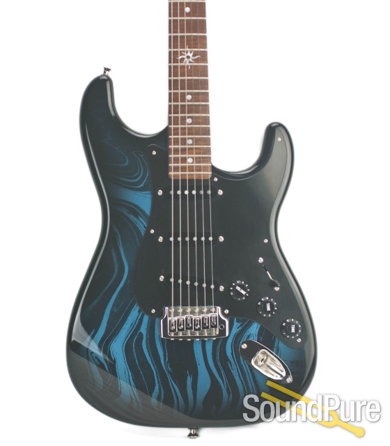 Thorn R/S Air Force Blue Burst Bowling Ball SSS #76 - Used — image 1