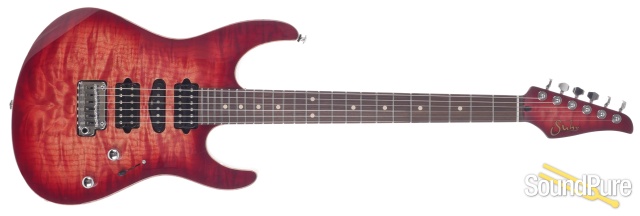 Suhr Modern Custom Faded Trans Wine Red Burst #JS8N8N — image 5