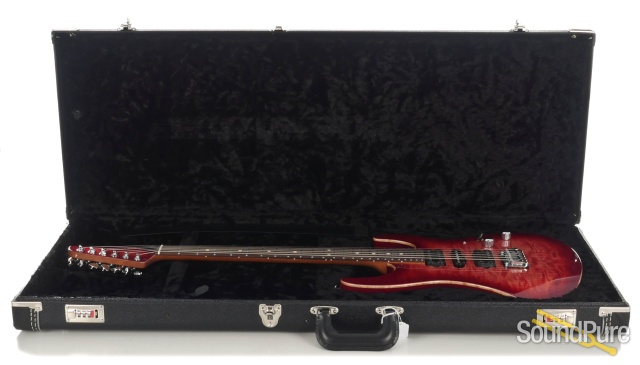 Suhr Modern Custom Faded Trans Wine Red Burst #JS8N8N — image 6