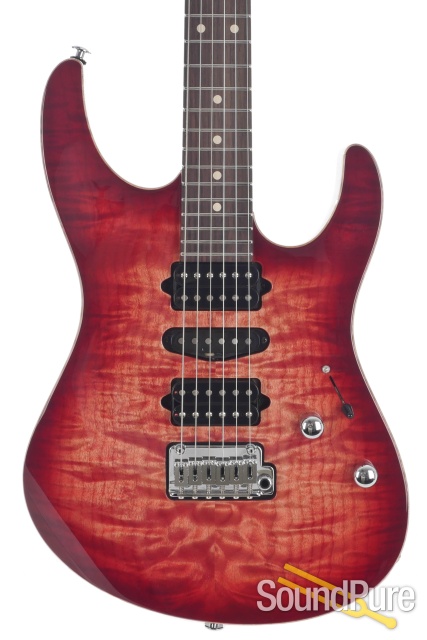 Suhr Modern Custom Faded Trans Wine Red Burst #JS8N8N — image 1