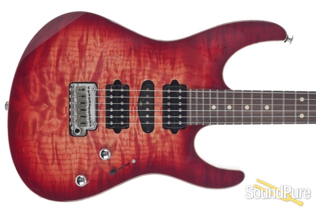 Suhr Modern Custom Faded Trans Wine Red Burst #JS8N8N — image 9