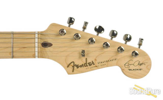 Fender 2015 American Strat EC "Blackie" #US15068571 - Used — image 4