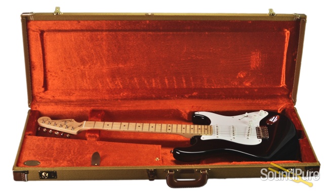 Fender 2015 American Strat EC "Blackie" #US15068571 - Used — image 6