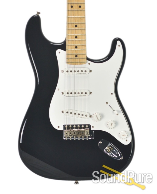 Fender 2015 American Strat EC "Blackie" #US15068571 - Used — image 1