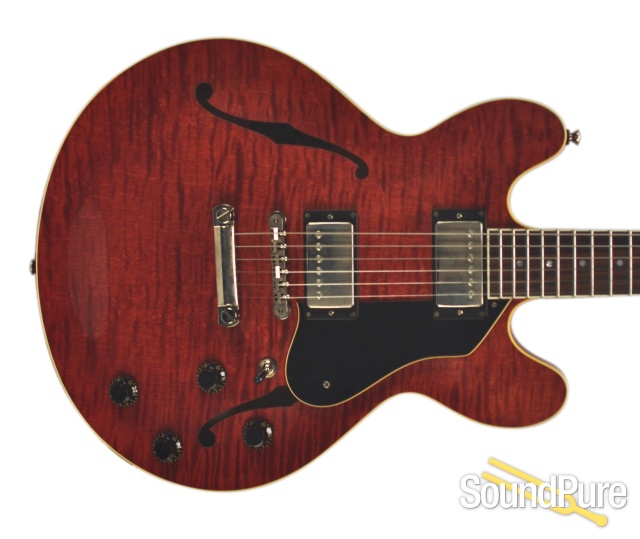 Collings I-35 LC Faded Cherry w/ ThroBaks #17902 — image 5