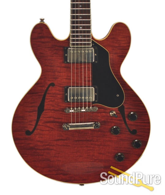 Collings I-35 LC Faded Cherry w/ ThroBaks #17902 — image 1