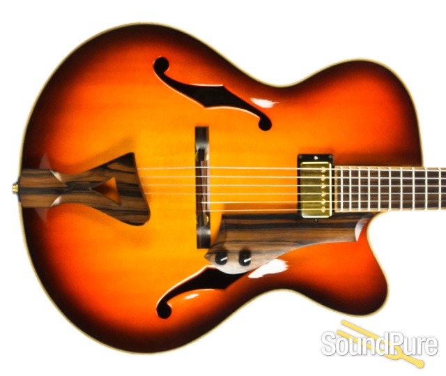 Comins Classic Autumn Burst Archtop #0175 - Used — image 7