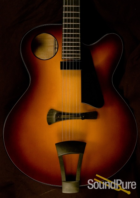 Ribbecke Halfling Thinline 1098 Archtop Guitar — image 8
