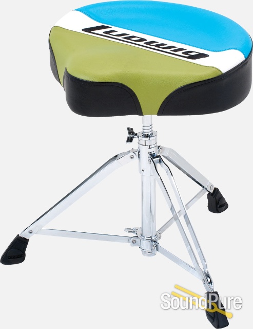 Ludwig Atlas Classic Saddle Throne Blue/Olive LAC48TH — image 1