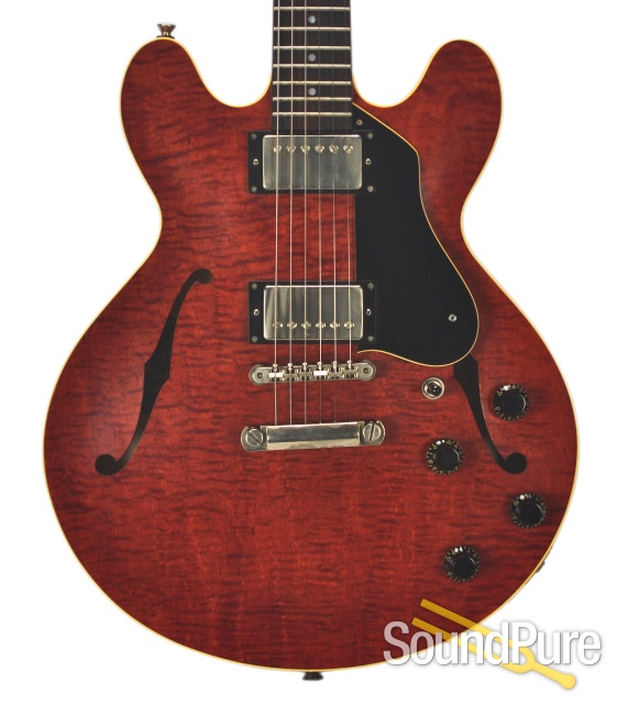 Collings I-35 LC Faded Cherry w/ ThroBaks #16833 - Used — image 1
