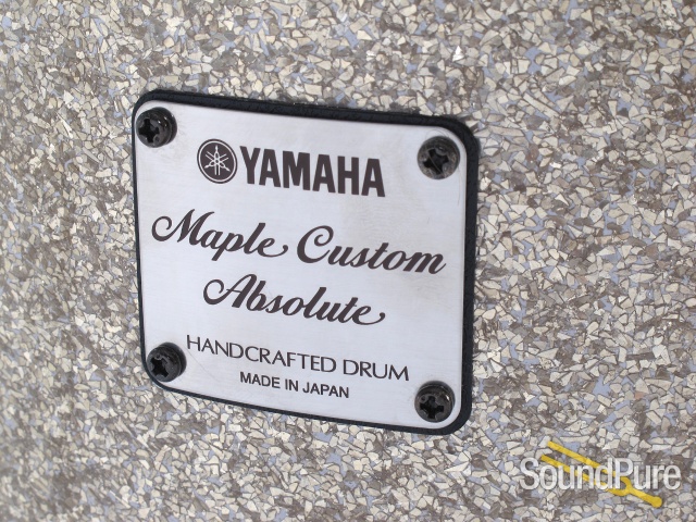 Yamaha 6pc Maple Custom Absolute Drum Set-Silver Glass — image 5
