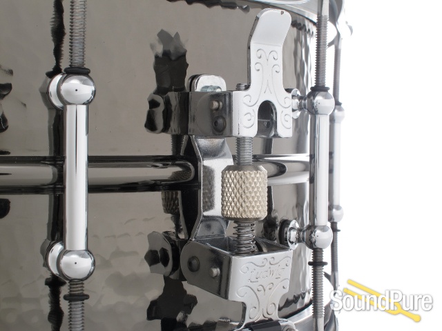 Ludwig 6.5X14 Hammered Black Beauty Snare Drum-Tube — image 3