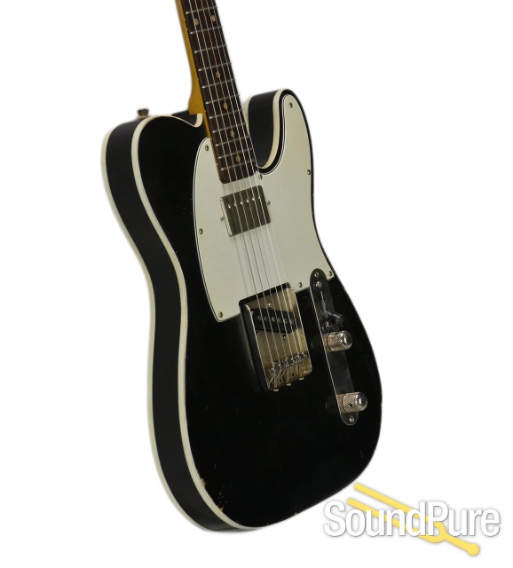 Mario Guitars T-Style Black Relic #617260 — image 7