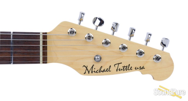 Michael Tuttle Tuned T Vintage White SS Guitar #451 — image 4