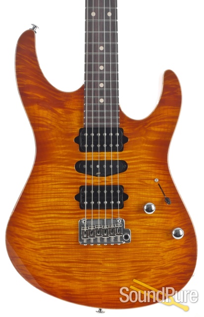 Suhr Custom Modern Honey Amber Burst Electric #JS2L3F — image 1