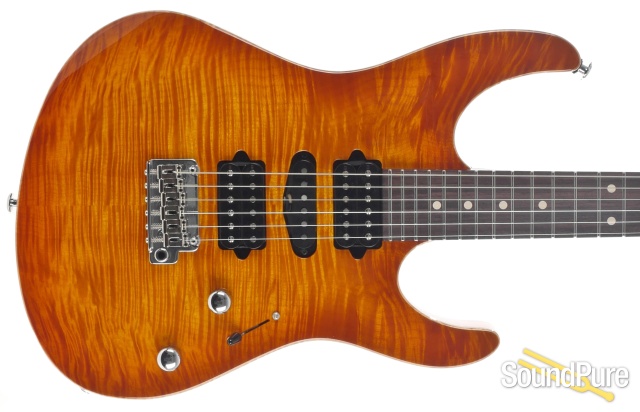Suhr Custom Modern Honey Amber Burst Electric #JS2L3F — image 5