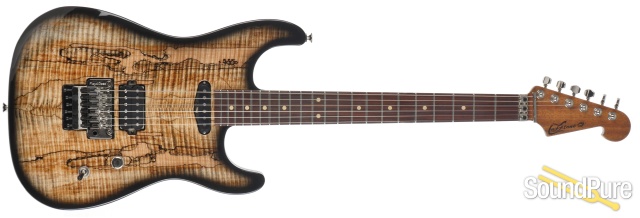 Luxxtone El Machete Geode Black Burst H - S Electric #233 — image 5