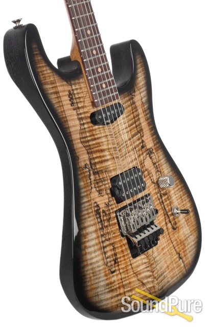 Luxxtone El Machete Geode Black Burst H - S Electric #233 — image 7