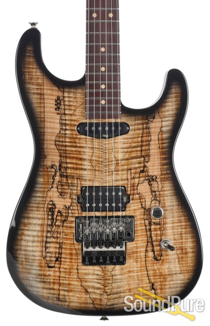 Luxxtone El Machete Geode Black Burst H - S Electric #233 — image 1