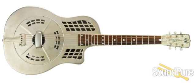 National ResoRocket Steel Cutaway Guitar #12627 - Used — image 3