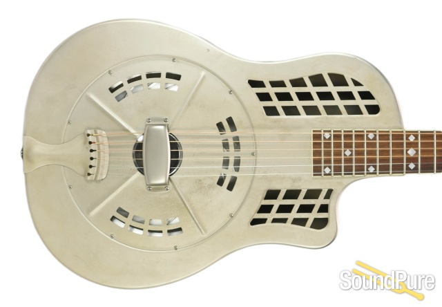 National ResoRocket Steel Cutaway Guitar #12627 - Used — image 5