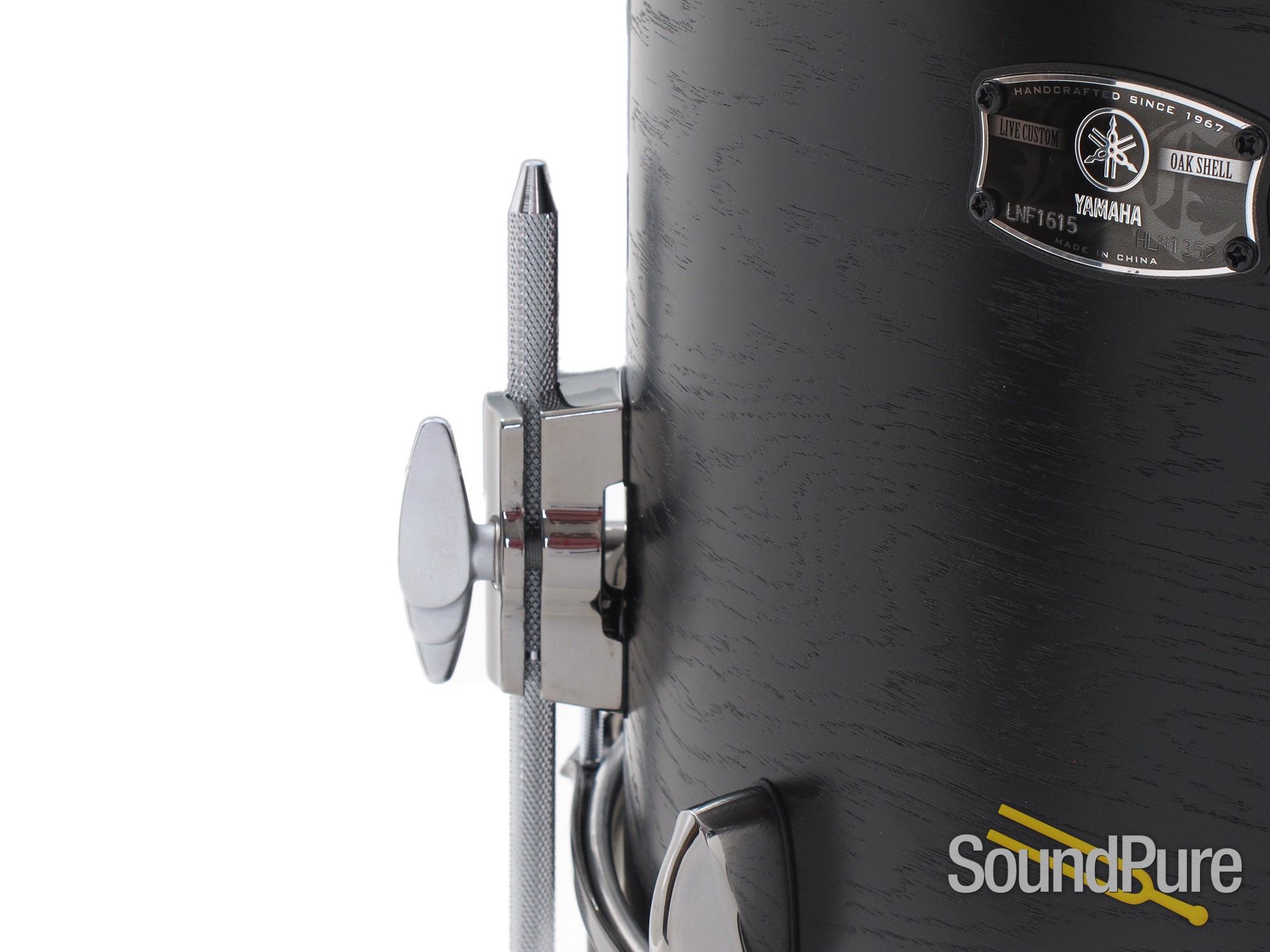 Yamaha 15x16 Live Custom Floor Tom Drum Black Wood Used